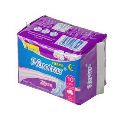 Protections de l'hygiène de coton des femmes menstruelles à ailes des protections maxis 290mm