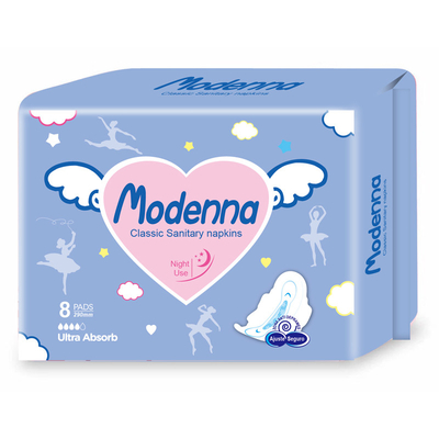 Serviettes hygiéniques absorbantes superbes de dames 155mm organique toutes les protections sanitaires de coton