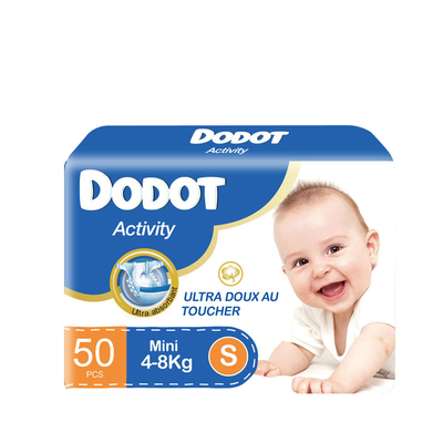 Couche-culotte durant la nuit sèche de bande magique avec l'OEM de feuille de dos de Clothlike d'indicateur d'humidité