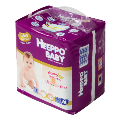La couche jetable de bébé de pulpe de duvet de couche-culotte de bébé de BackSheet de PE capitonne avec la bande magique