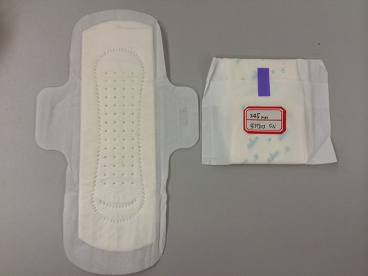 Les protections sanitaires en bambou de fines herbes amincissent Maxi Pads With Cottony Cover sans ailes