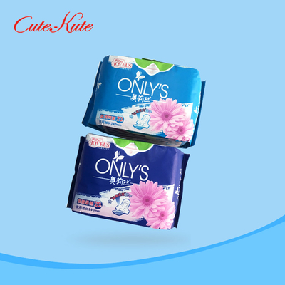 protections sanitaires molles superbes Topsheet d'absorptivité de couche-culotte de serviette hygiénique de 240mm