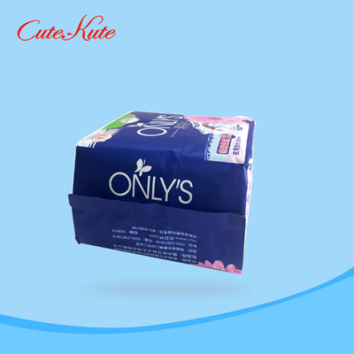 La serviette hygiénique respirable capitonne les protections menstruelles naturelles argentent l'ion 245mm