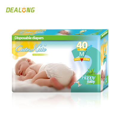 Garde nouveau-née Natural Newborn Diapers de fuite de Backsheet de PE de couche sèche de bébé