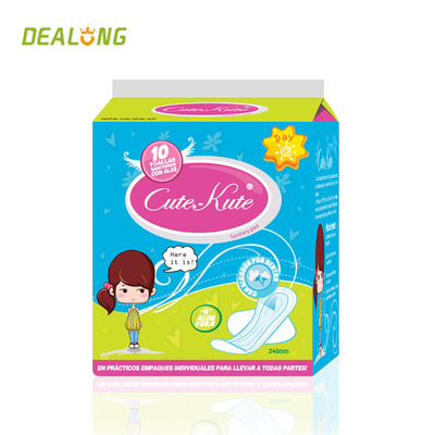 Madame confortable Care Sanitary Napkin des protections sanitaires 270mm de femmes a imprimé