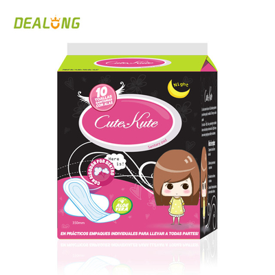 Madame confortable Care Sanitary Napkin des protections sanitaires 270mm de femmes a imprimé