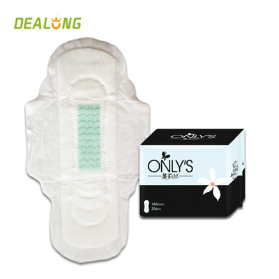 Protection de maternité imprimée de menthe de Sofy de sécheresse de protections sanitaires de 250mm pour Madame Day Use