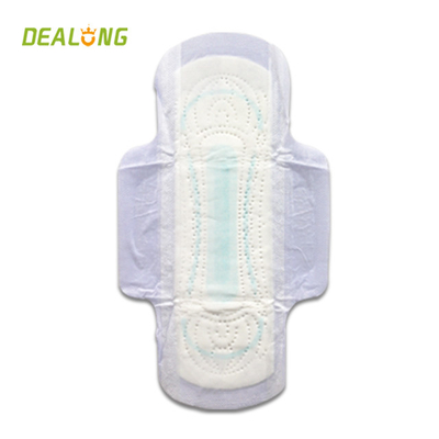 Surface négative de coton de SAP Ion Sanitary Napkin Diaper Winged pour l'usage de femmes