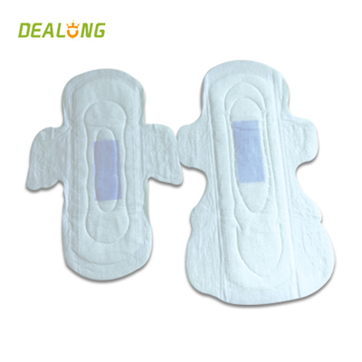 Surface négative de coton de SAP Ion Sanitary Napkin Diaper Winged pour l'usage de femmes
