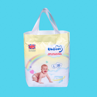 Le bébé blanc d'ADL tirent vers le haut le pantalon l'absorptivité que superbe organique tirent vers le haut des couches-culottes imprimées