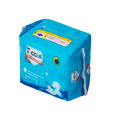 les protections menstruelles des femmes absorbantes de serviettes hygiéniques jetables de 180mm imperméabilisent