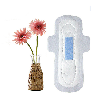 protections sanitaires de coton naturel de 240mm organiques tout le coton Maxi Pads Perforated Film