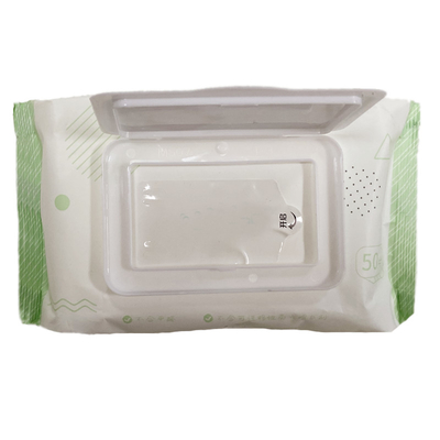 Spunlace arrosent les chiffons humides non tissés que la lavande a engrené le nettoyage sensible