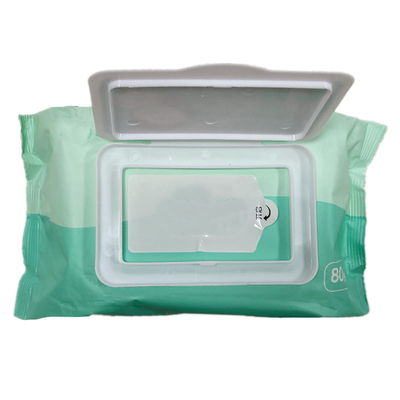 Spunlace arrosent les chiffons humides non tissés que la lavande a engrené le nettoyage sensible