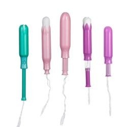 Marque organique biodégradable d'OEM d'ODM de tampon de coton de 40 paquets