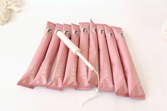 Tampon hygiénique d'applicateur de coton de femmes biodégradable