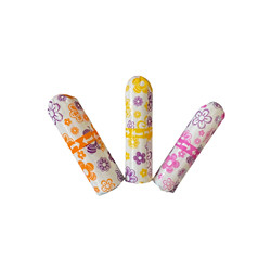 Vente en gros des tampons ordinaires de quantité en vrac les tampons organiques avec le logo de tampon d'applicateur