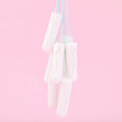 Tampons féminins d'hygiène de coton de règles organiques biodégradables de tampons