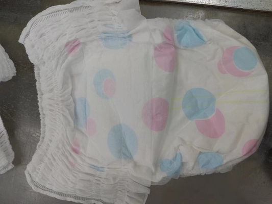 Jetable infantile de catégorie B de film de PE de couches-culottes de bébé de BTC SAP imprimé