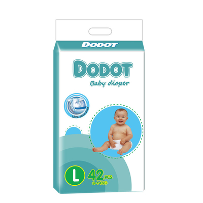 Respirable réglable imprimé de couches-culottes jetables de bébé de SAP de pulpe de duvet